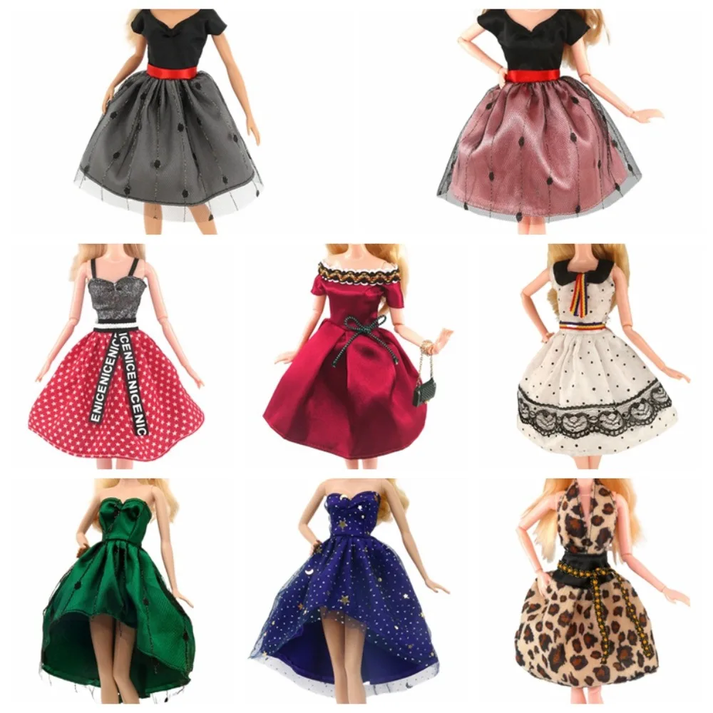 Brinquedos de alta qualidade vestido 30cm boneca vestido artesanal casual wear 1/6 bjd boneca roupas coloridas moda diy