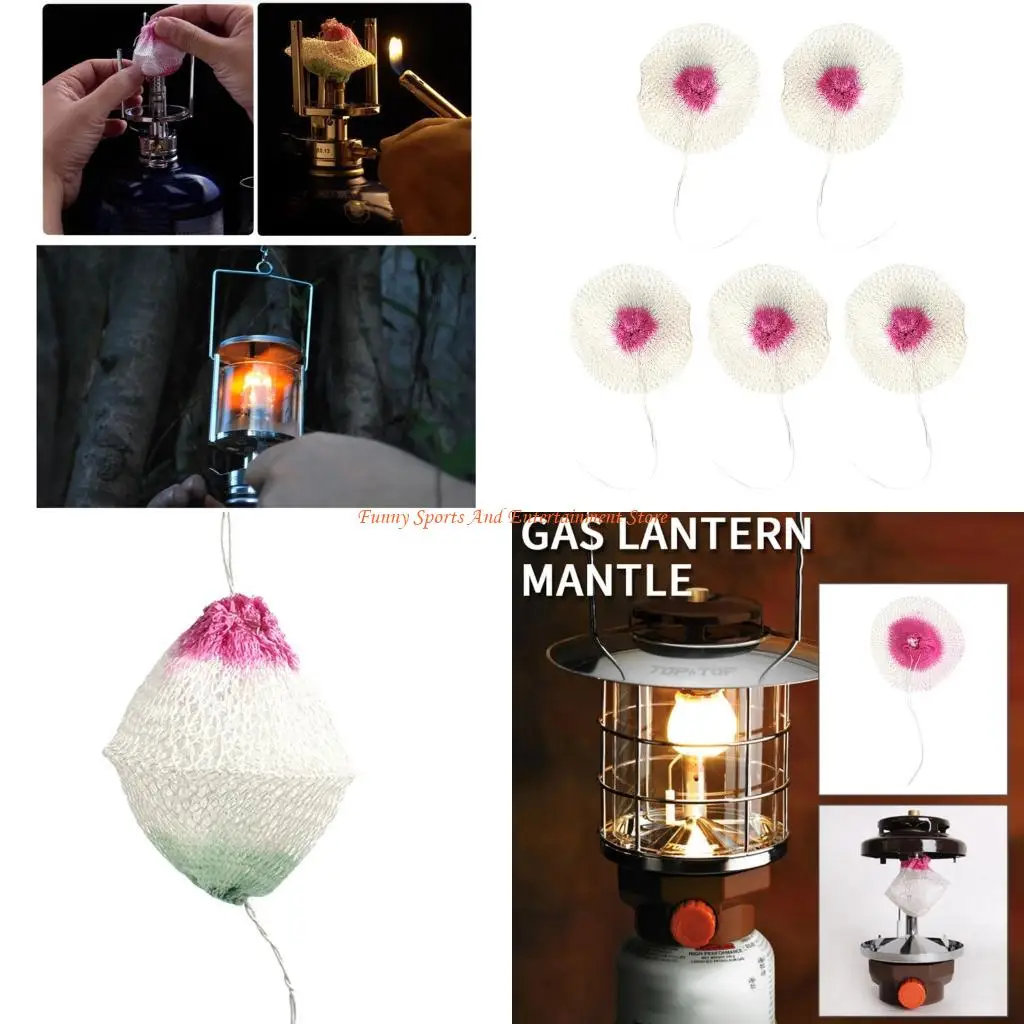 C4DE 5PCS/10PCS Portable Outdoor Lamp Screen Insect Barrier with Tear Resistant Rayon Texture Outdoor Light Protectors
