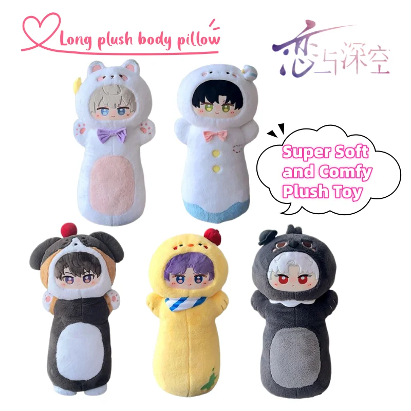 Love and Deepspace Xavier Zayne Rafayel Sylus Caleb Peluche Cadeau de grande valeur, mignonne, super douce, confortable, coussin long de dessin animé