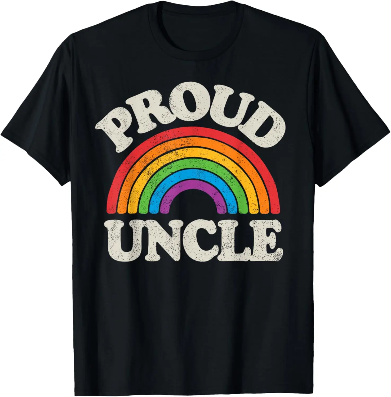 

ЛГБТК Гордый дядя Гей-прайд ЛГБТ Вселенная семейная футболка с радужным флагом