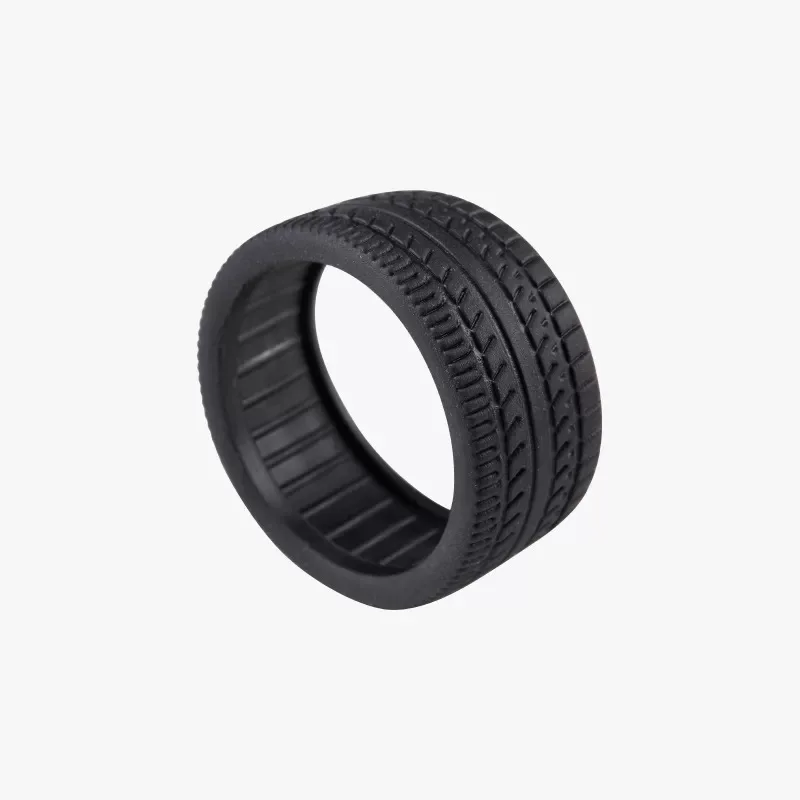For Bambulab CyberBrick Ø33.7×13.85mm Rubber Tires (4 Pieces) Creator's Treasure Creative 3D Printed Model Components
