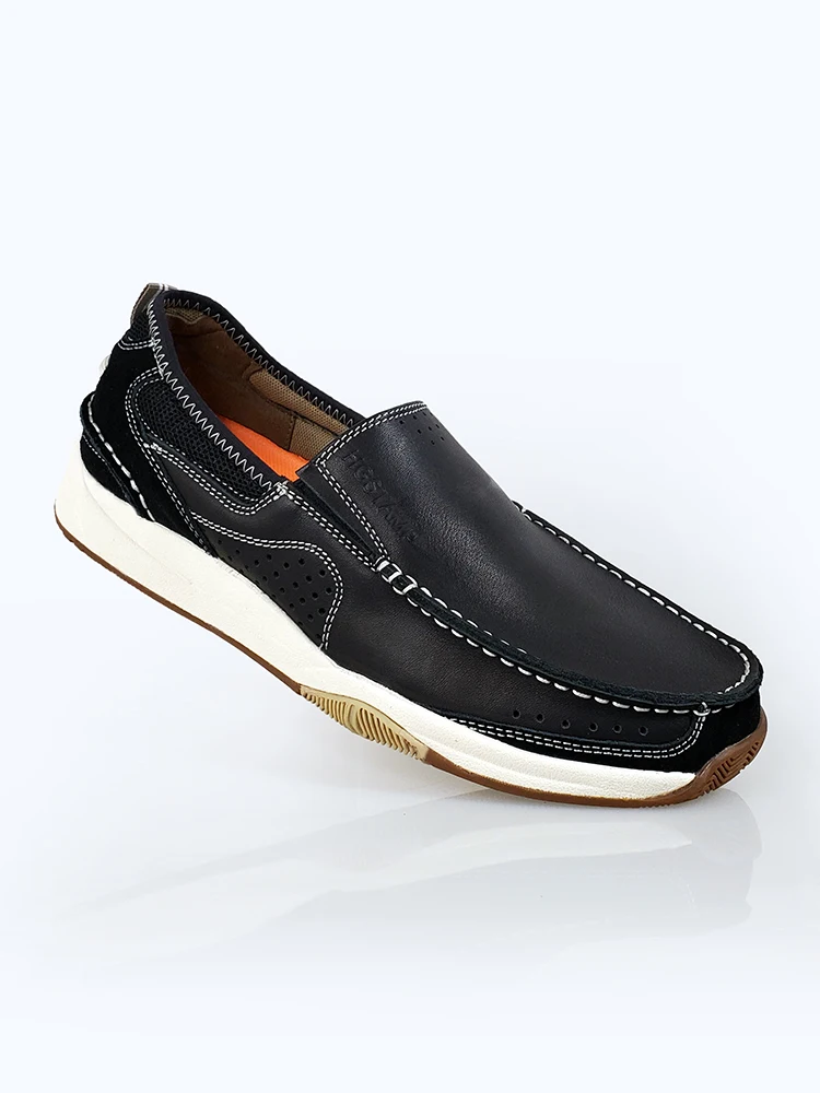 

Мужские повседневные кожаные туфли в стиле ретро, легкие, мягкие, из натуральной кожи, без шнурков, удобные, модные, на плоской подошве