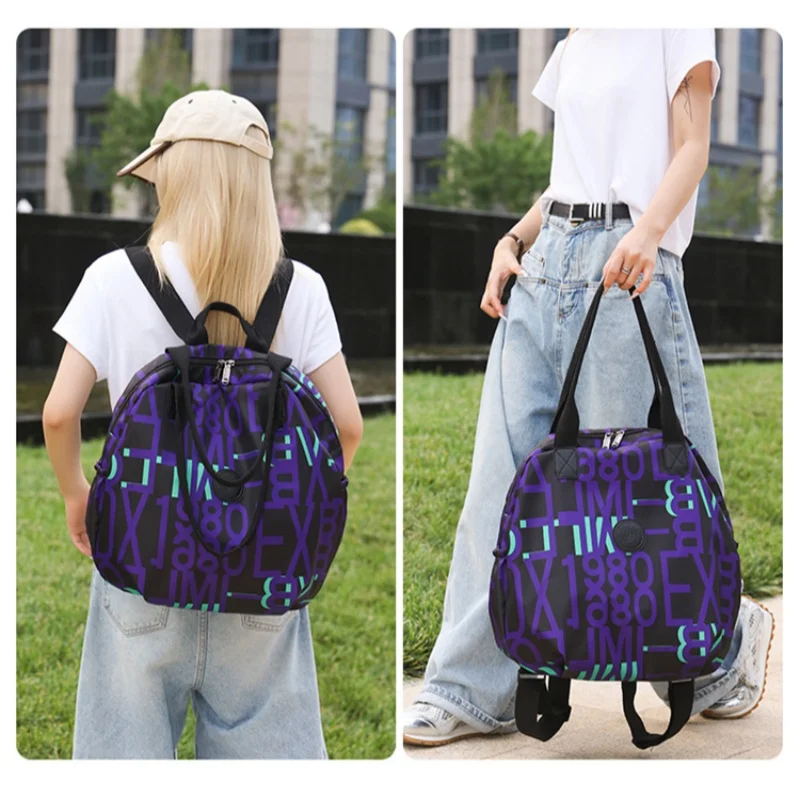New Fashion Women Backpack Multi functional Waterproof Oxford Cloth Shoulder Bag Lightweight Ladies Travel Bag Shopping Backpack