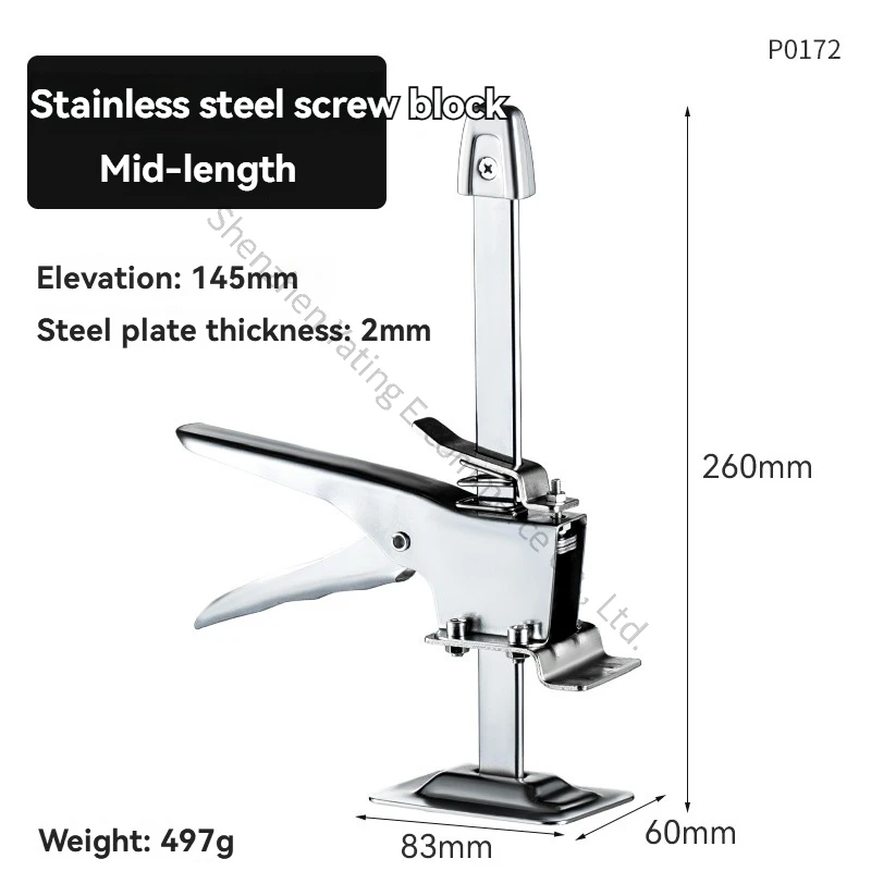 

Stainless Steel Tile Ceiling Height Regulator, Adjustable Height,Wall Tile Positioning, Pad Height, Tile Laying Auxiliary Device