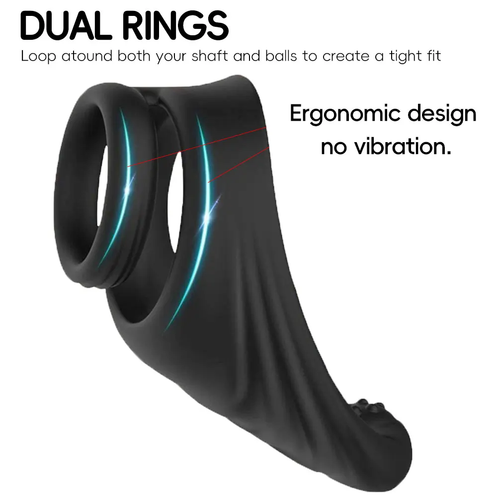 Penis Ring Silicone Semen Lock Ring Delay Ejaculation High Elasticity Time  Lasting Cock Ring Sex Toys For Men Couples Adult 18+ - AliExpress 66