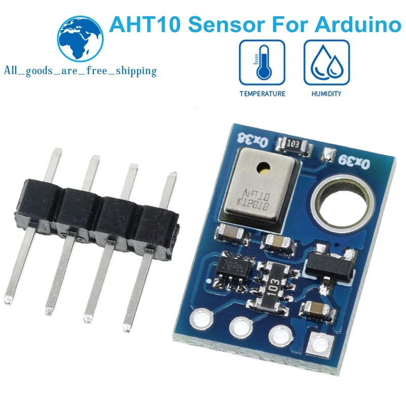 TZT AHT10 High Precision Digital Temperature and Humidity Sensor Measurement Module I2C Communication Replace DHT11 SHT20 AM2302