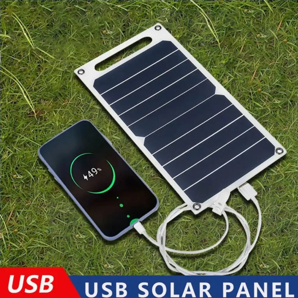 

10W USB Solar Panel Charger Ultra Thin Waterproof 1200mAh 6.8V for Hiking Camping Outdoor Mobile Phone Charging