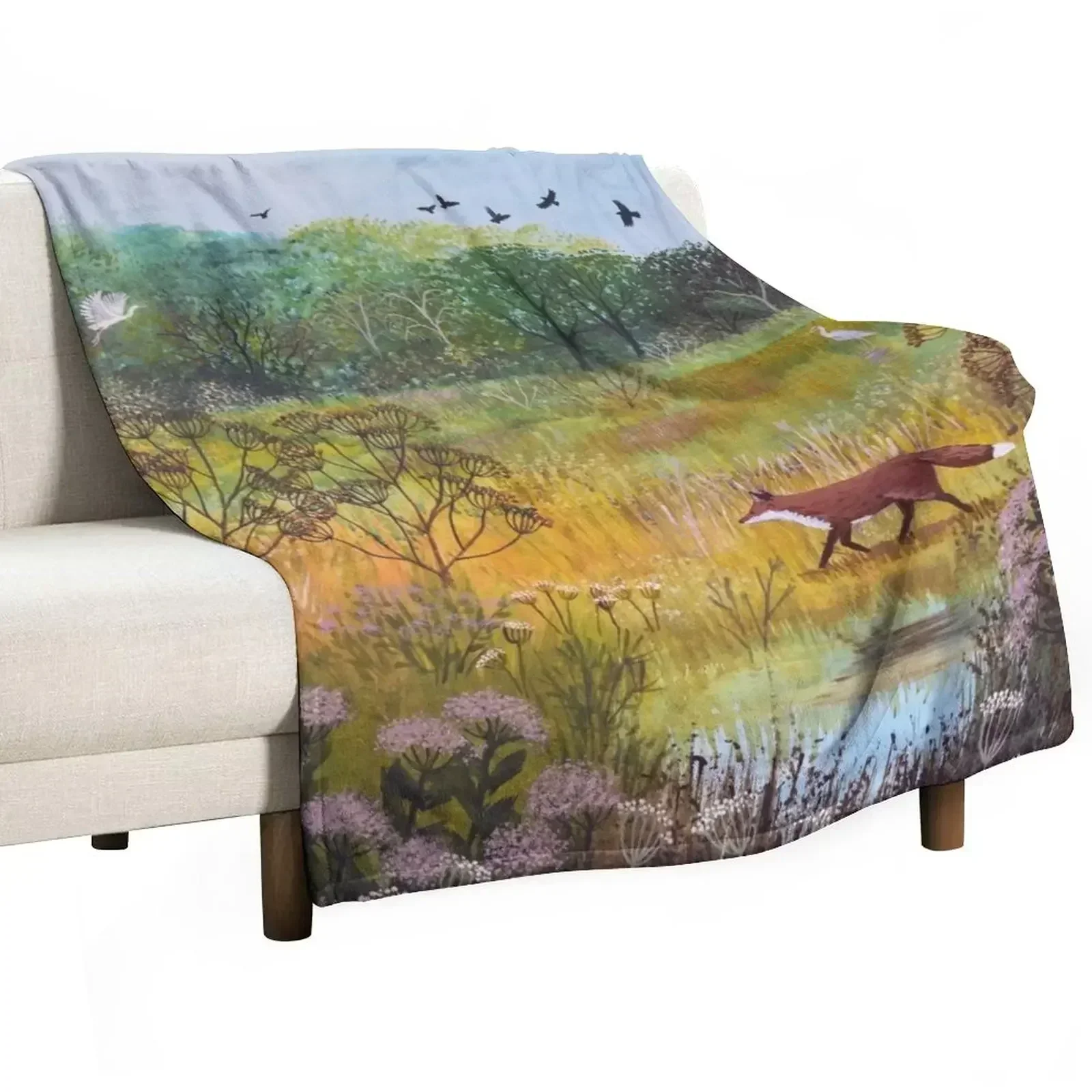 Autumn Equinox Throw Blanket Furrys Polar Thin Blankets