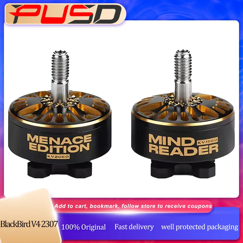 لأجزاء محرك FPV Sbang مقاس 5 بوصة لمحرك Axisflying BlackBird V4 2307 ذو علامة تجارية مشتركة بدون فرش