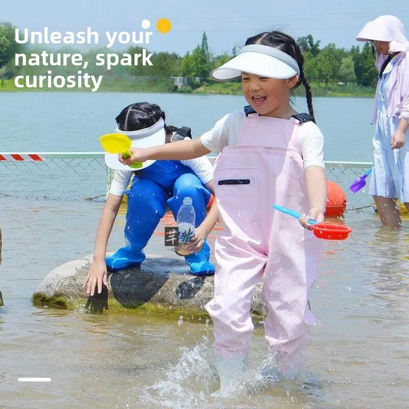 lightweight-waterproof-overall-pants-for-children-sea-fishing-gear-waterplay-suit-rain-fish-grabbing-outdoor-camping-travel-e