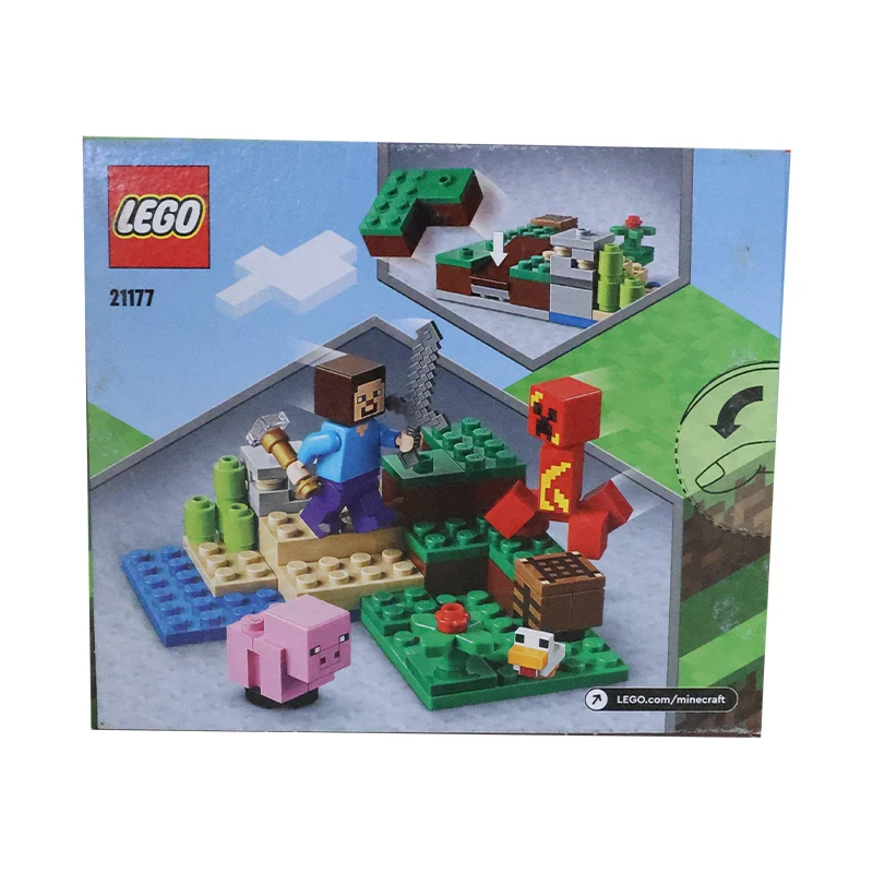 LEGO 21177  Minecraft The Creeper Ambush 21177 Building Kit; Gaming Adventure Playset; Fun, Creative Toy for Kids Aged 7+