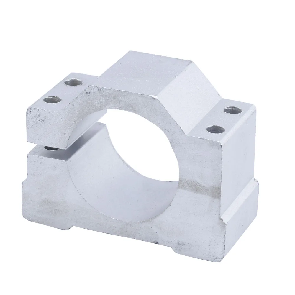 48mm 52mm 56mm  80mm Aluminum Spindle Clamp Motor Bracket with 4pcs Screw for CNC Engraving Router Machine Motor Mounting Holder
