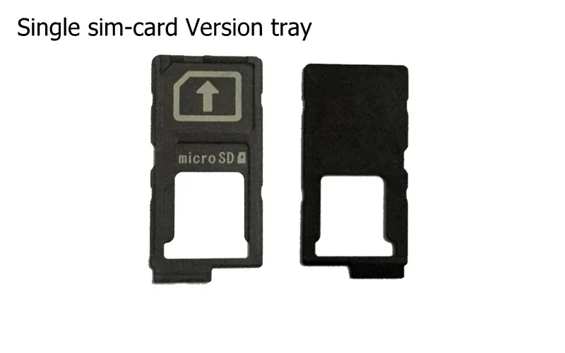 100% Genuine single&Daul Sim Card Slot Tray for Sony xperia Z5 Sim Card Holder for Sony Xperia Z5 premium E6853 Sim card adapter