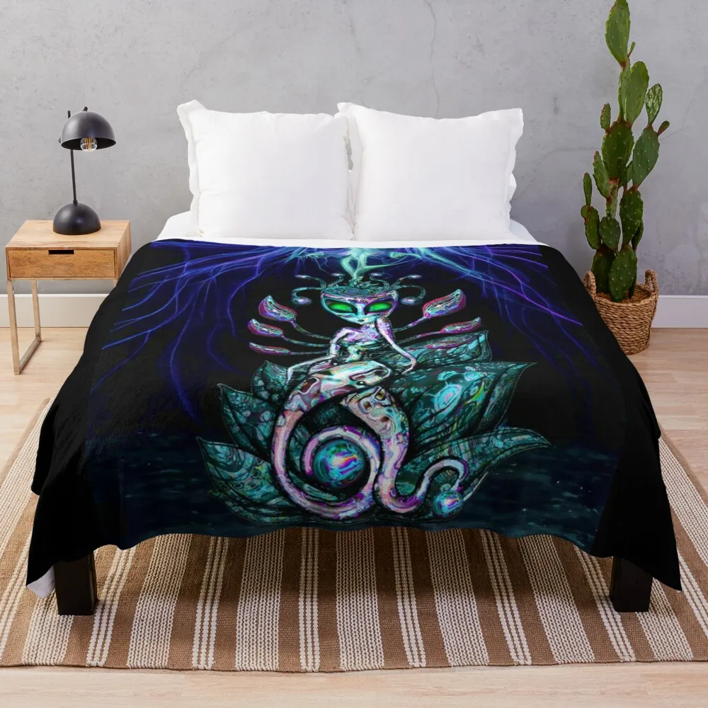

Blizard Queen Throw Blanket anime For Sofa Thin Blankets