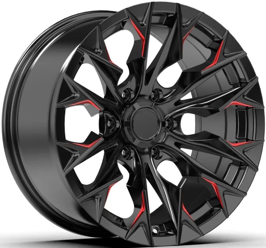 DX408   High Performance Polished Deep Concave 6x139.7  Alloy Forged Wheels 16 17 Inch Customized Alloy Wheel Rims