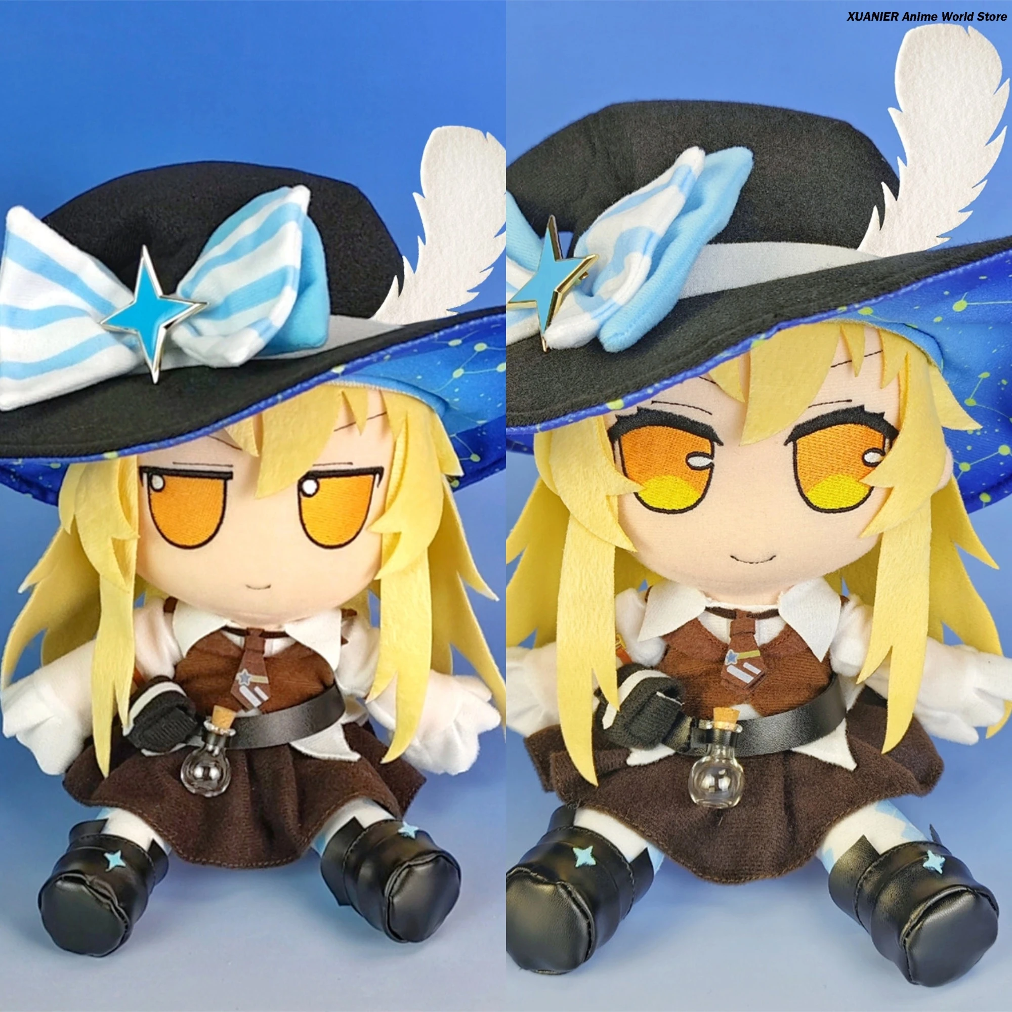 

Kirisame Marisa Cute Witch Series Touhou Project Cartoon 20CM FUMO Figure Sitting Pillow Cute Anime Kawaii Cosplay Gifts
