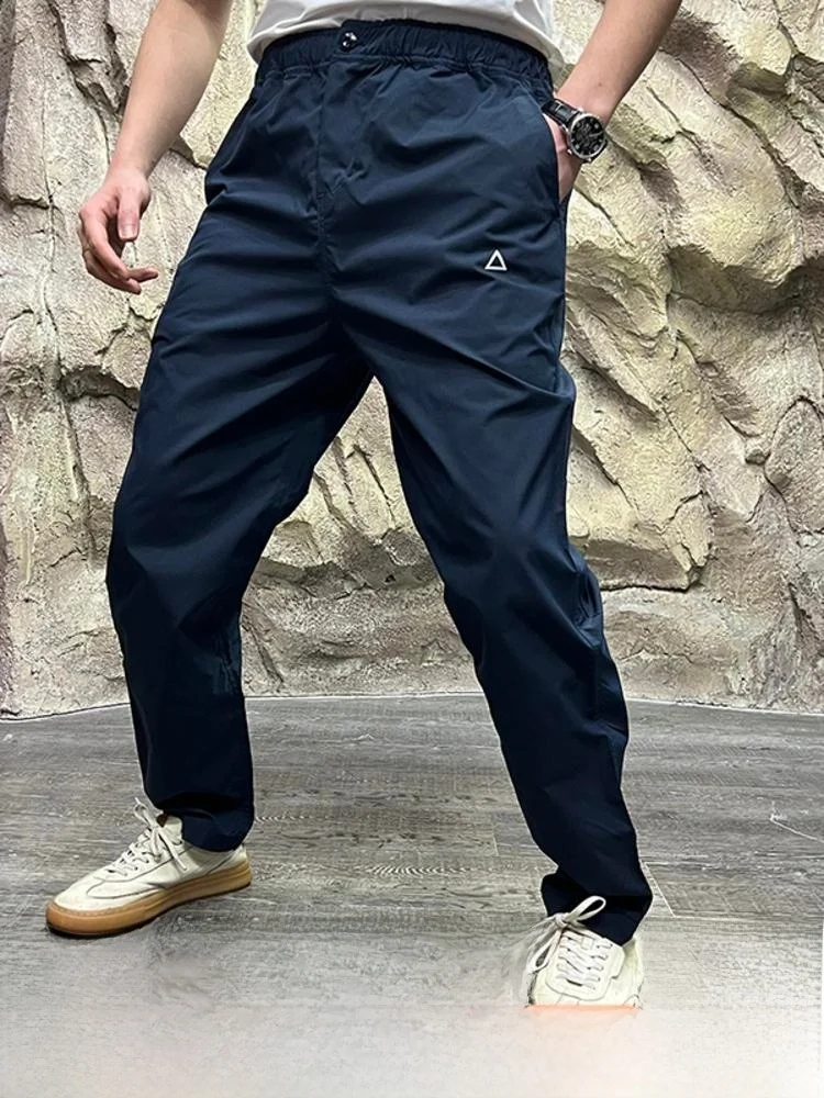 

Water-Resistant Breathable Casual Straight Leg Pants New Spring Summer Men's Faion Leisure Trousers Youth Spring Faion