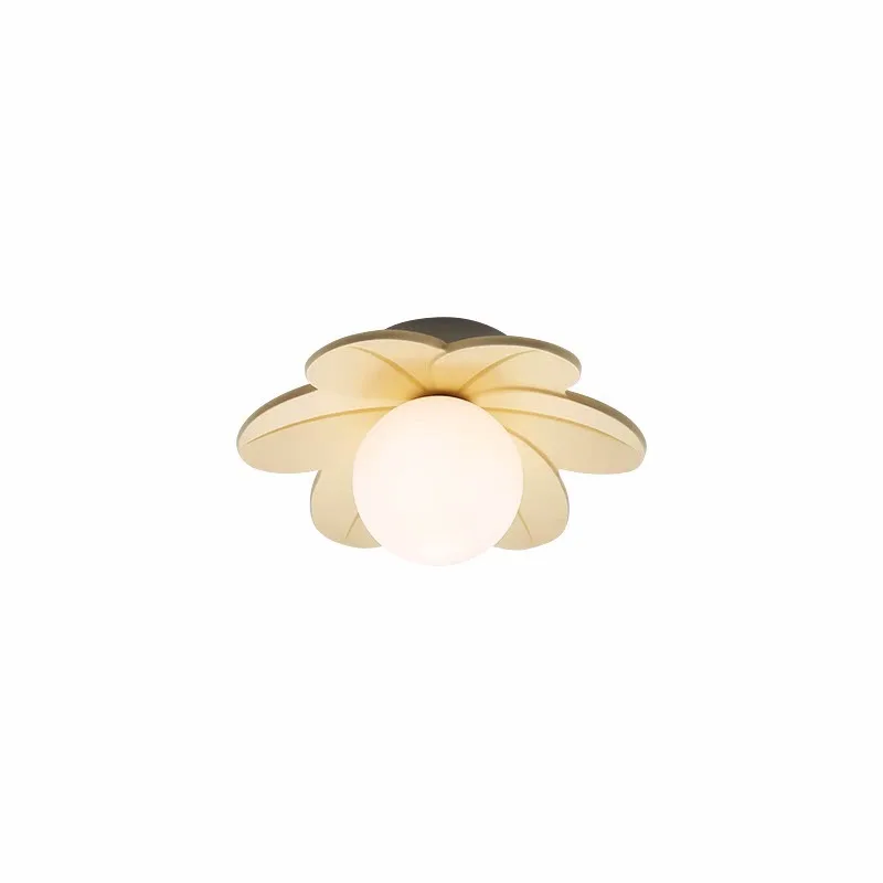 

Cream style corridor entrance ceiling light, Nordic modern simple cloakroom, balcony, Internet celebrity flower hidden aisle