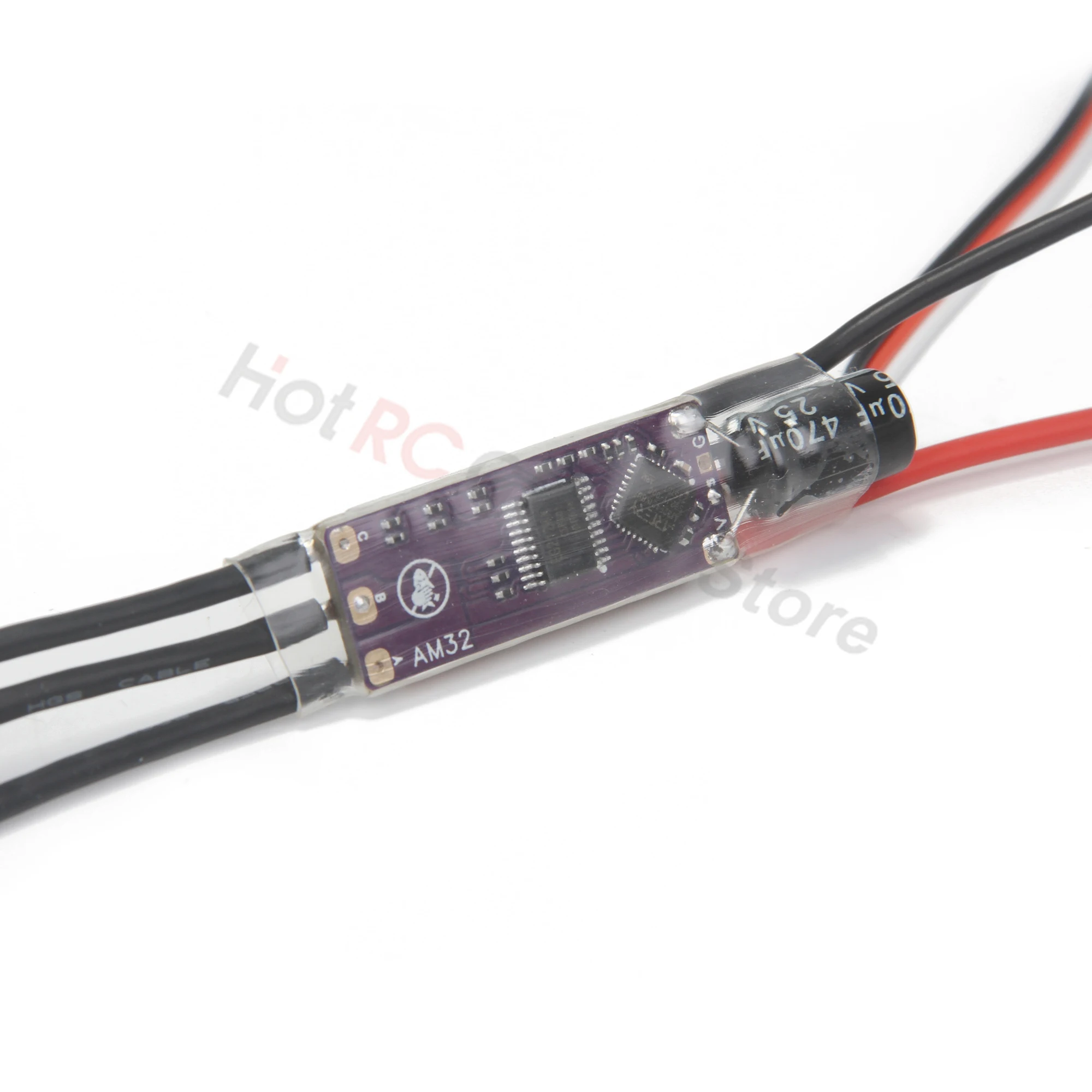 AM32 2-4S 40A ESC 32-bit Elektronische Snelheidsregelaar Signaalkabel Ondersteuning PWM/DSHOT/Sinus voor RC Auto Crawler Dron Borstelloze Motor