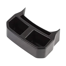 ABS Car Rear Seat Water Cup Holder Mount Storage Box Organizer for Jeep Wrangler JL 2018-2023 Interior Accessories