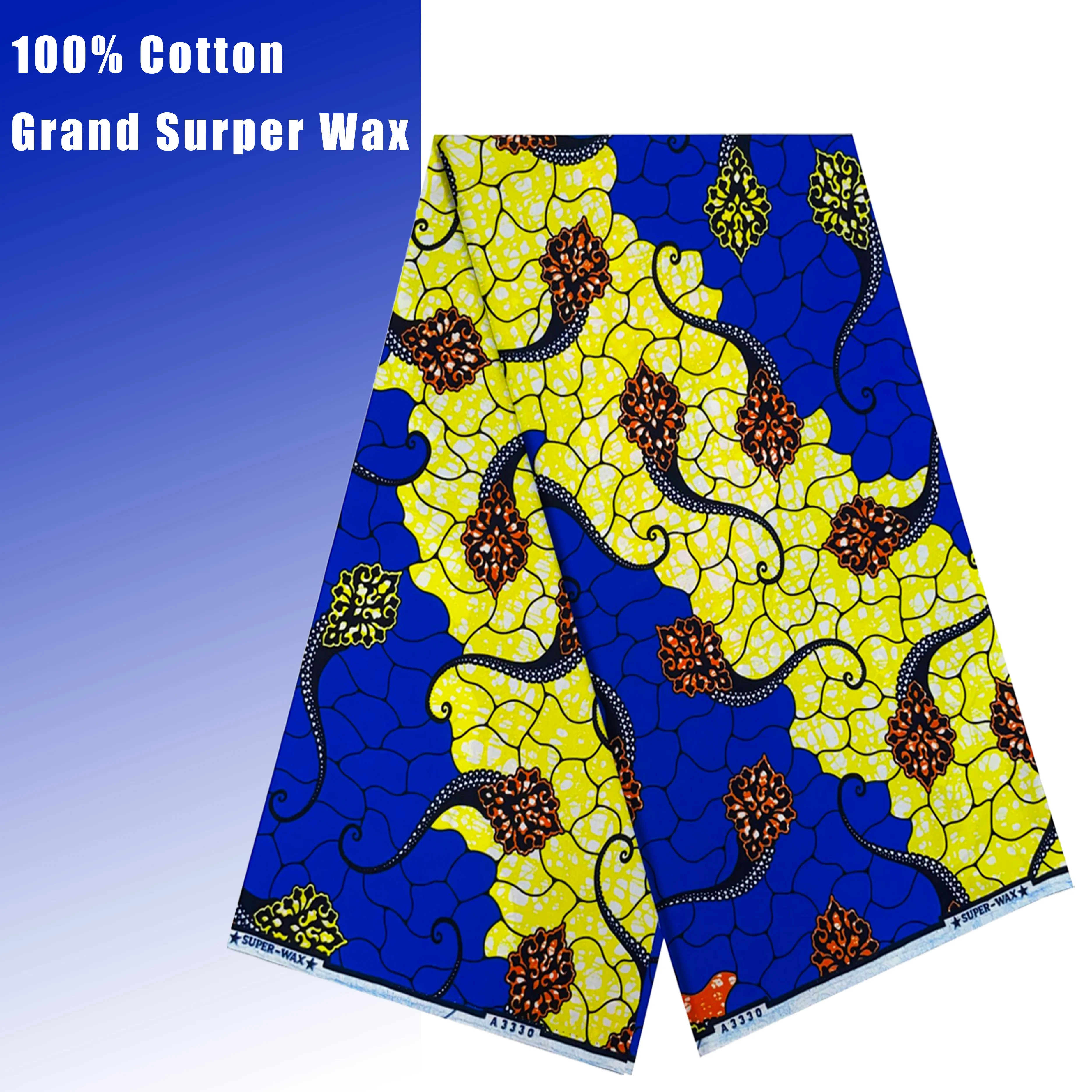 أزياء الشمع الناعم المطبوع 100٪ نسيج أنقرة القطن حقيقية أصيلة جديدة حار بيع فستان الزفاف المواد