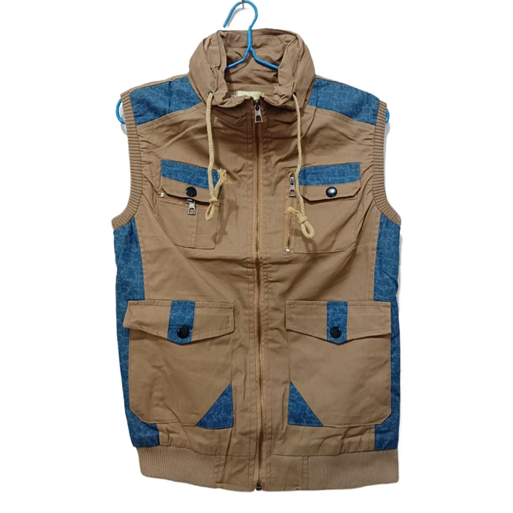 Outdoor Leisure Vest Men's New Multi-Pocket Breathable Outdoor Sports Coat High-Quality Design Leisure Vest Men