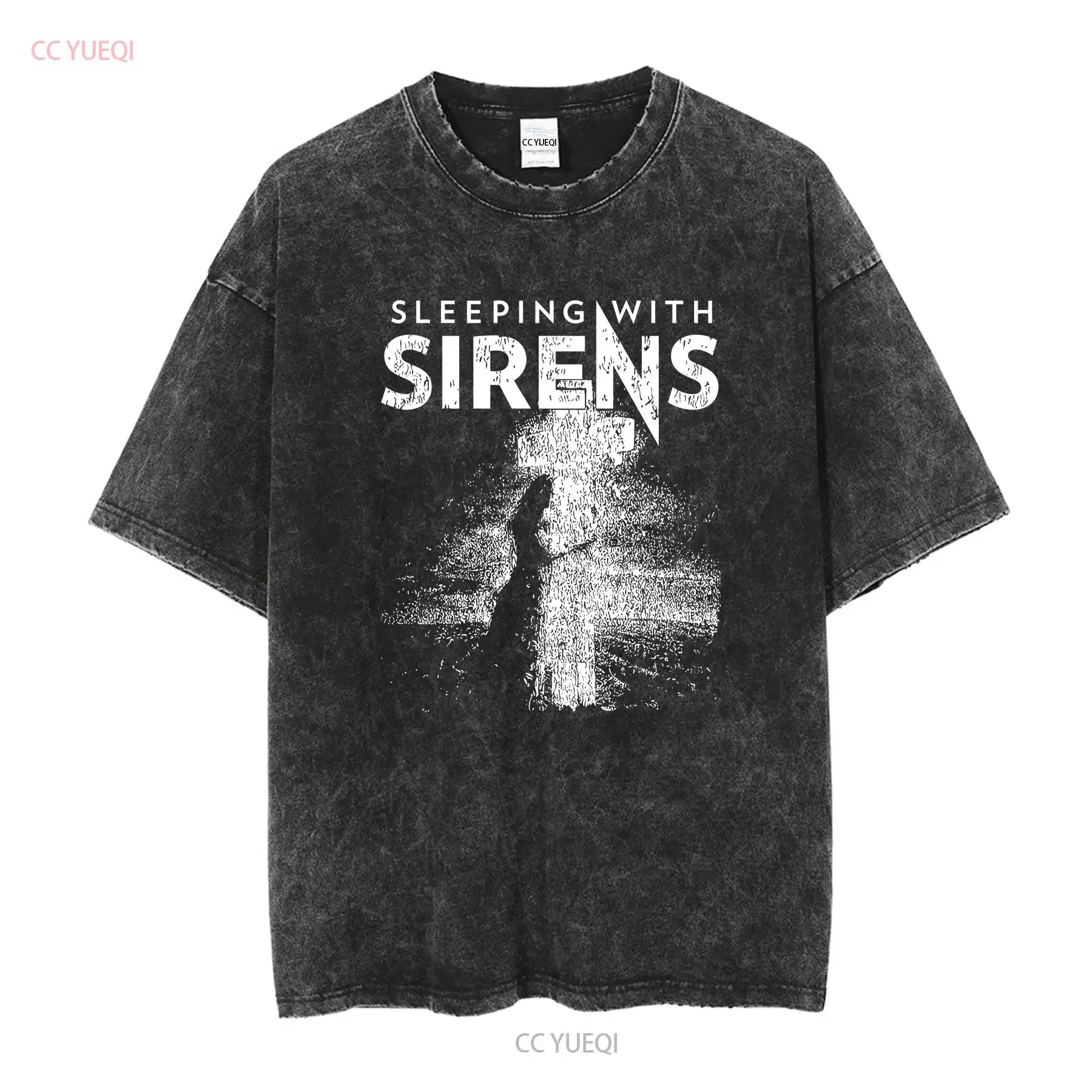 Band Sleeping With Sirens Crosses T Shirt Full Size S 5XL long or short sleeves vintage Washed fashion graphic homme Slightly - view 2
