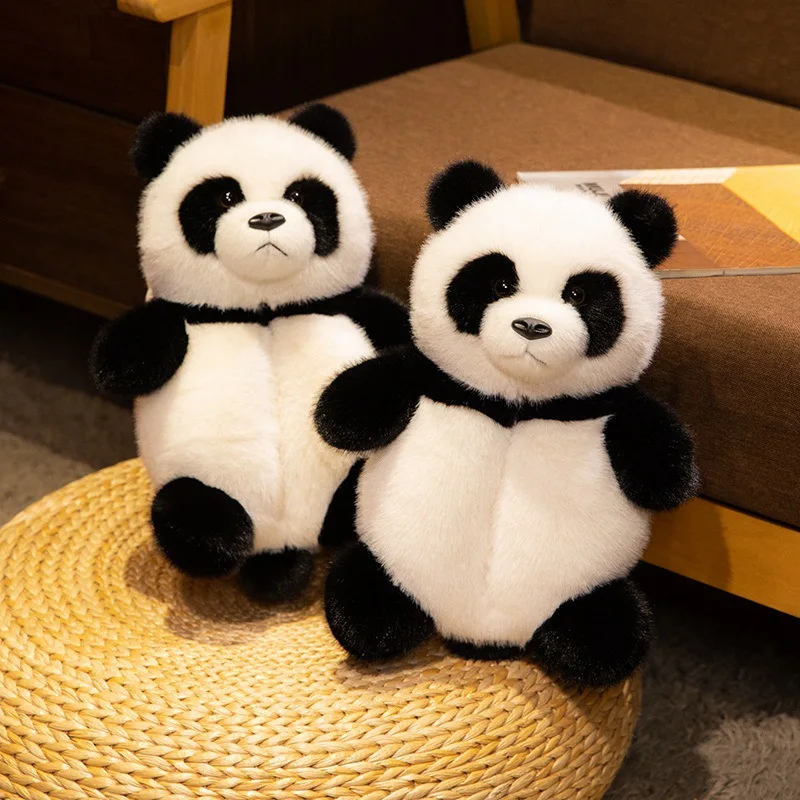 Cartoon Cute Penguin Bear Burger Women's Plush Slippers Soft Warm Slippers Couple Casual Indoor Slippers