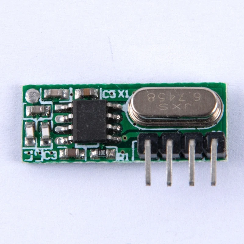 15Pcs 433Mhz RF Receiver Superheterodyne UHF ASK 433Mhz Remote Control Module Kit Small Size Low Power With Antenna