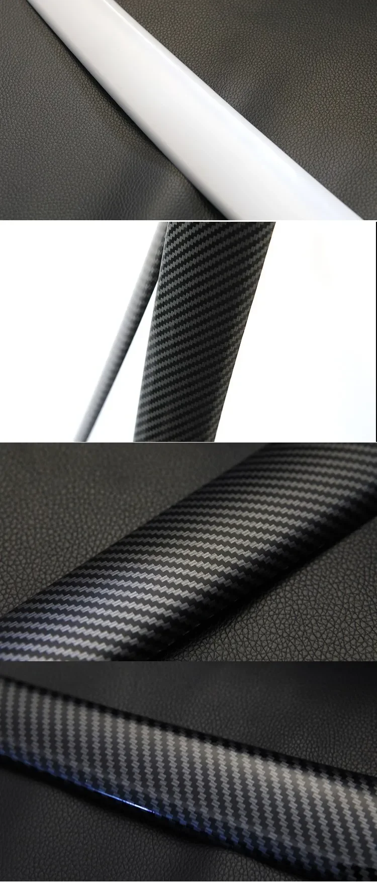 Auto Dashboard Abdeckung Für Tesla Modell 3Y Tür Dash Trim Panel Carbon Fiber ABS Innen Zubehör Aufkleber 2021-2024 Neue – Detail 14