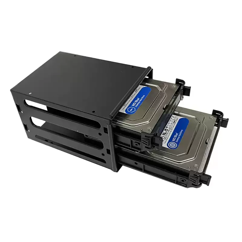 Tool‑Free 6‑Bay Hard Drive Cage 2‑8 Layers 3.5 Inch Mechanical HDD Storage Bracket Removable SSD Holder Rack
