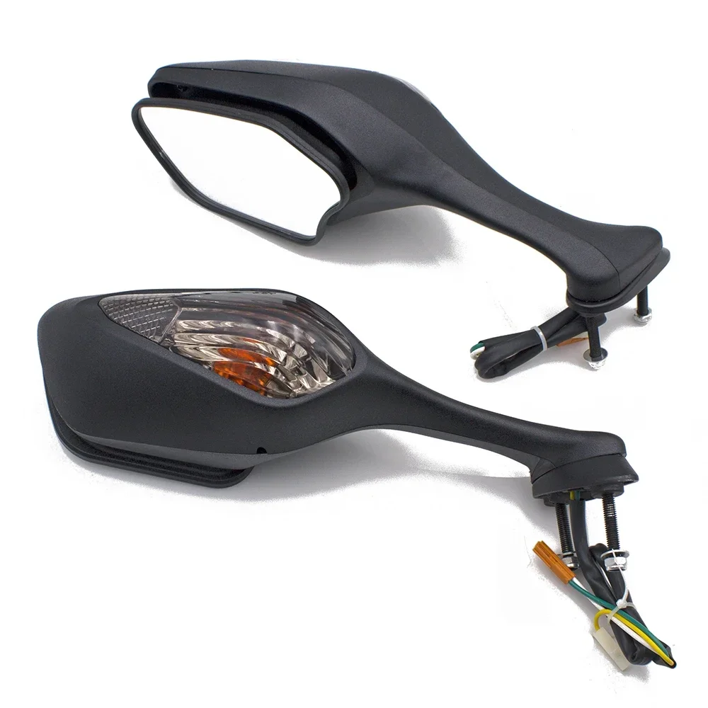 High-end custom1 Pair Motorcycle Rear View Side Mirrors with LED Turn Signal Light For Honda CBR1000RR CBR 1000 RR 2008-2016