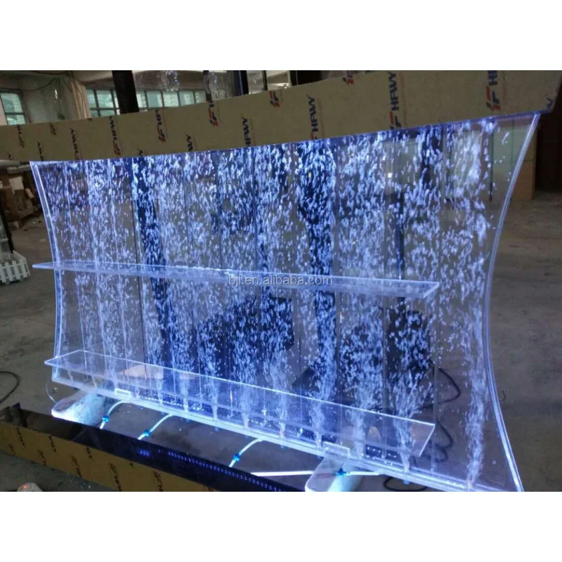 2025 مخصص. خزانة فقاعات مثبتة على الحائط LED لتزيين مطعم البار المنزلي