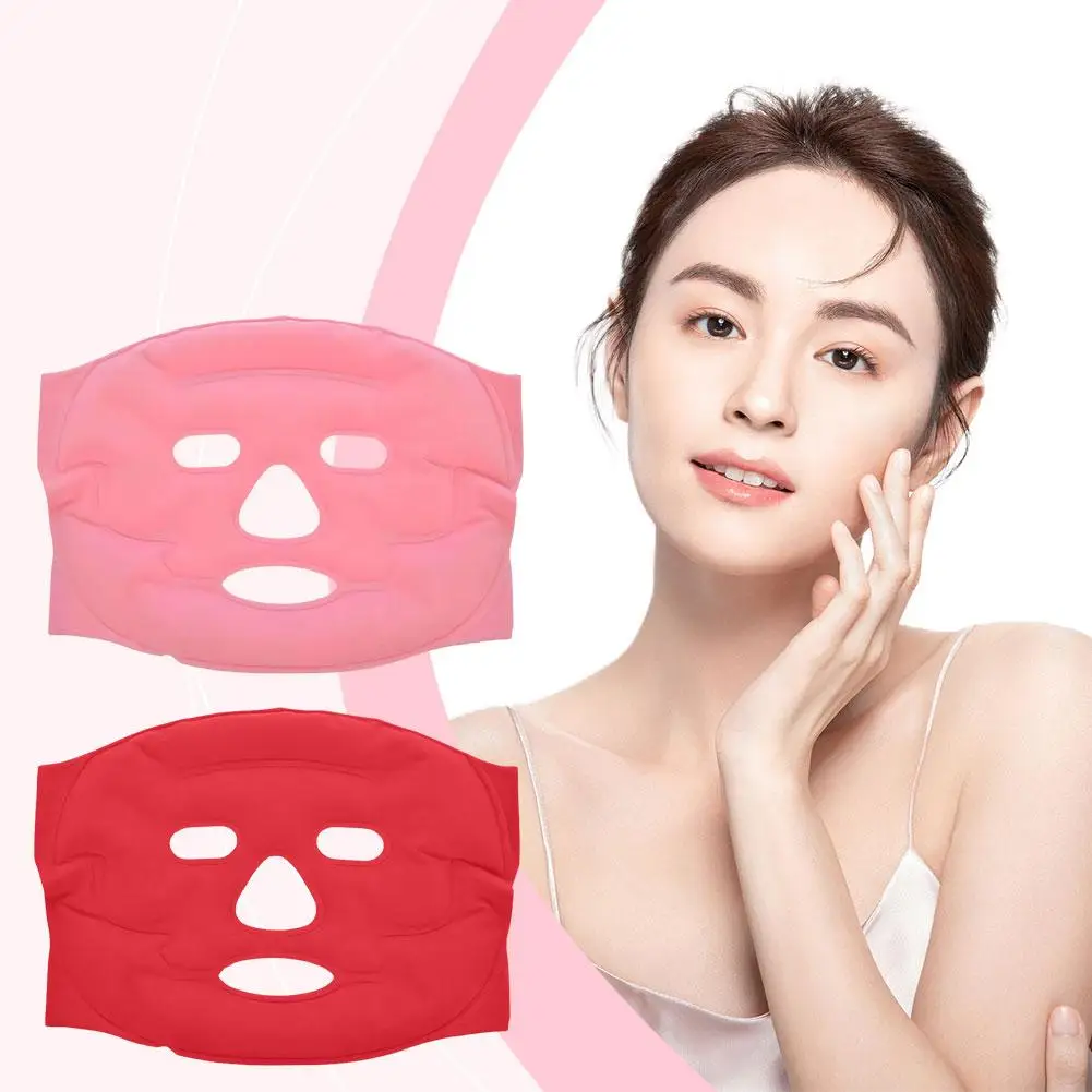 Relieve Fatigue Ice Gel Eye Face Mask Reduce Face Puff Sleeping Beads Compress Cold Heat Hot Gel Reusable Pack and Ice F3X0