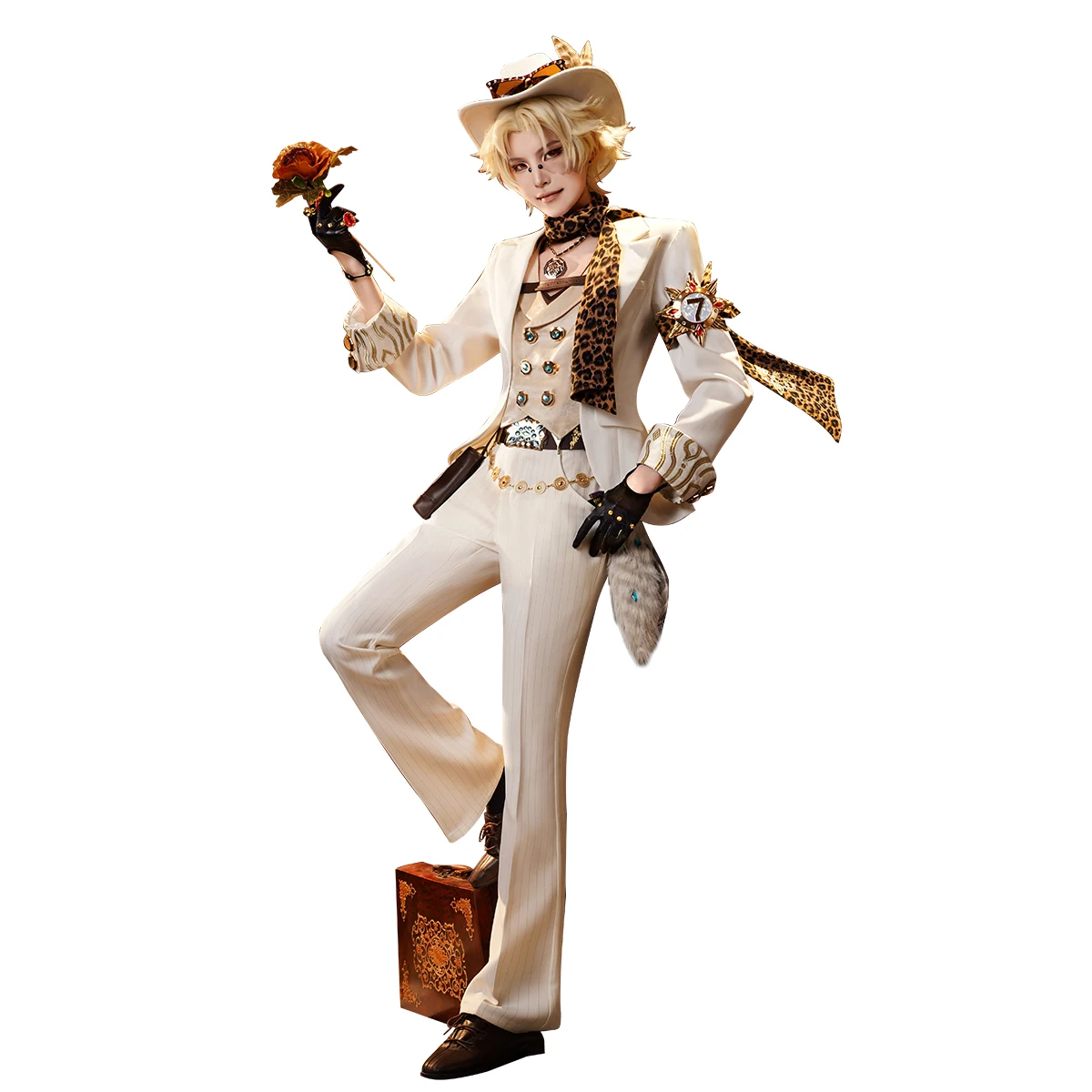 Hot Nieuwe Prospector Cosplay Kostuum voor Halloween Kerst Rollenspel Party Identiteit V Norton Campbell Maat S-XL Nieuwe 3D Prop