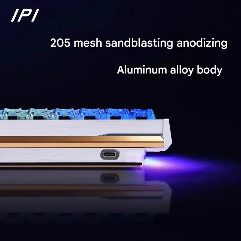 IPI Aurora Platinum 8K Collection Edition Gemini ثمانية كنز 65 محور مغناطيسي ألعاب العودة لوحة المفاتيح الميكانيكية استقرار