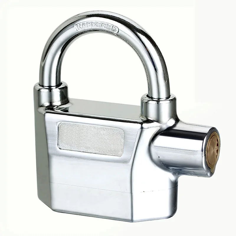 Bemodst Built-in Movement Sensor Security 110db Siren Alarm Lock Universal Anti-Theft Padlock for Bicycle Motorcycle Door Gate