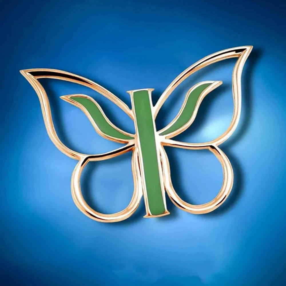 Psi Psychology Medicine Pin Brooch Butterfly Enamel Lapel Backpack Badge Jewelry for Psychiatrist Doctor Nurse Student Accessory