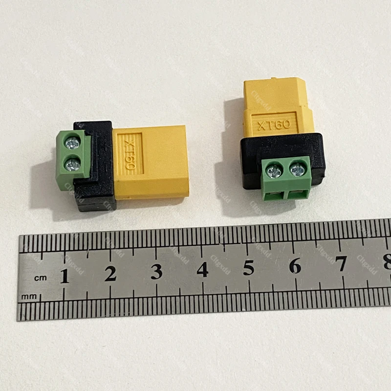 Cltgxdd XT60 auf 2-Pin-Schraubklemmenblock-Stecker, lötfreies RC-Lipo-Batterie-Stromumwandlungskabel – Detail 15