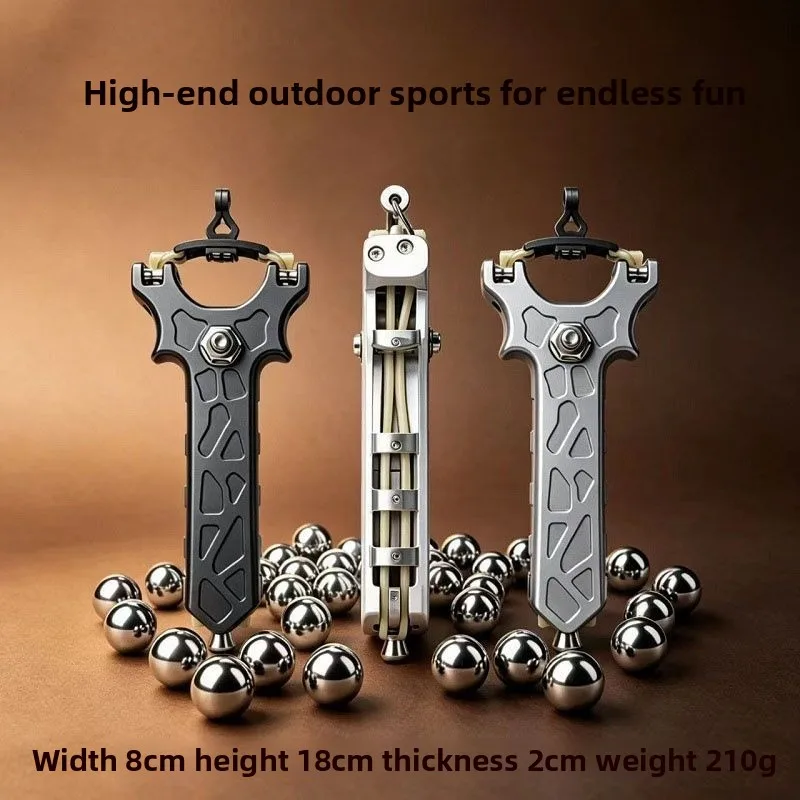 Automatic Loading Slingshot Alloy Full CNC Outdoor Shooting with High Power High Precision Window Breaking Defense Tactical Pen