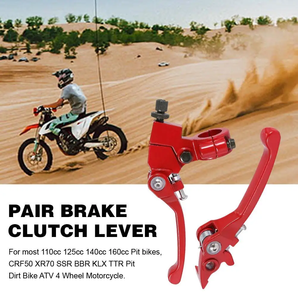 Off-road Motorcycle 4x4 ATV Folding Rebound Handlebar Aluminum Clutch Brake Lever Accessories FOR CRF50 XR70 SSR BBR KLX TTR