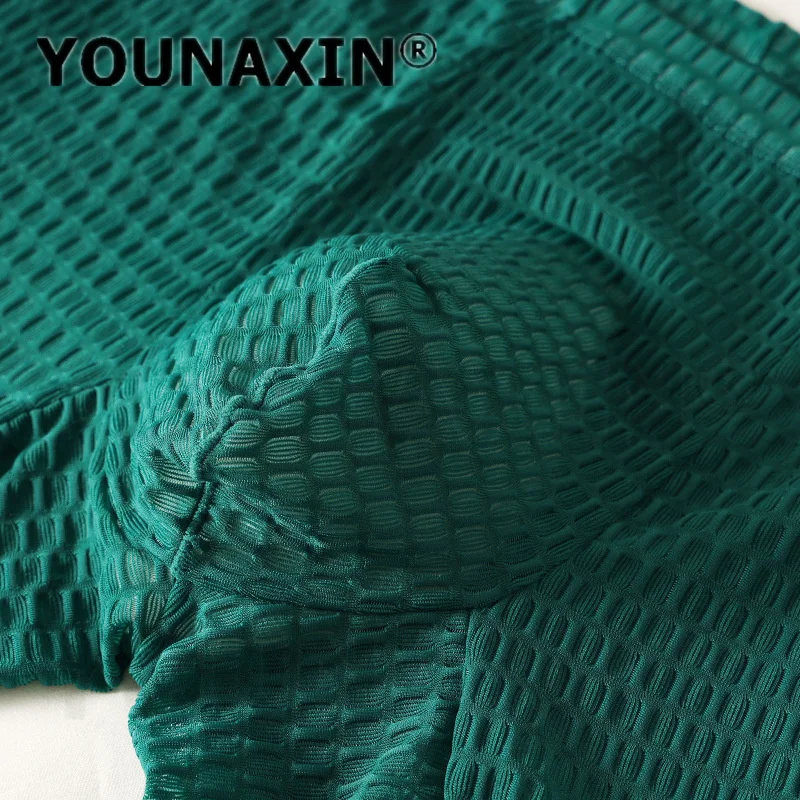 5 Pcs Men's Sexy Underwear Long Leg Mesh Boxer Briefs Gym Training Fitness Sports Shorts Underpants Quick Dry EU Size M L XL 2XL