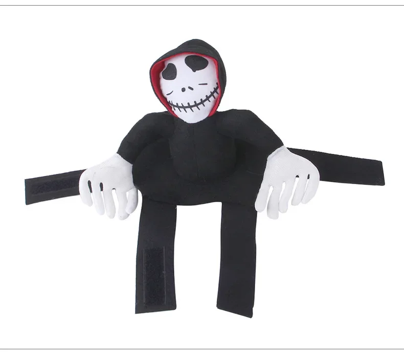 1 Stück Halloween-Kostüm für Haustiere, lustiges Geisterfahrer-Outfit für Hunde und Katzen, niedliches Geisterfahrer-Kostüm für Haustiere, Verkleidungskleidung für Partys und Cosplay. – Detail 6