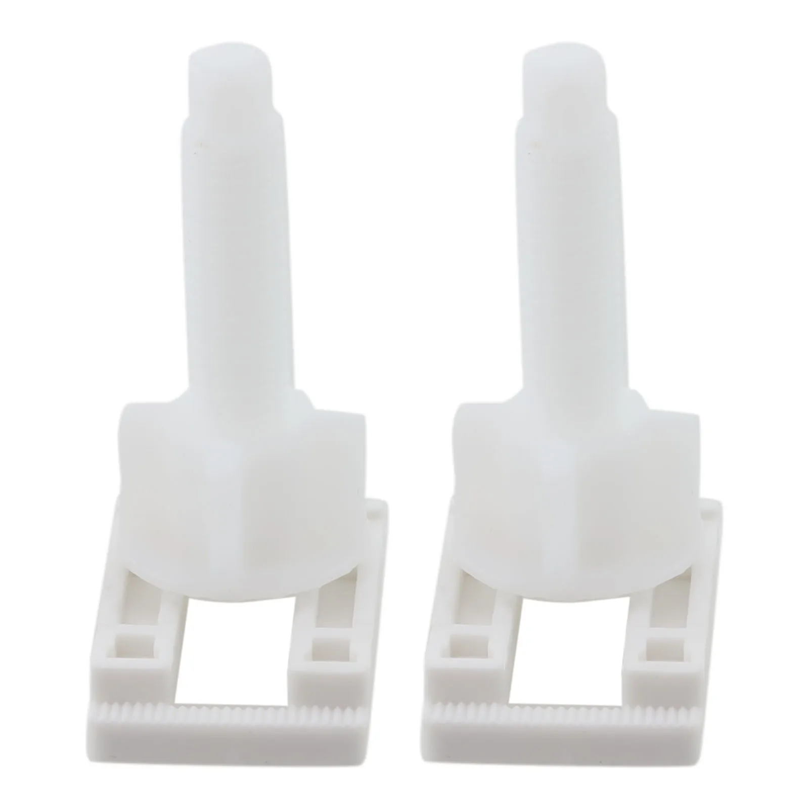 Toilet Lid Toilet Hinge Screws Hinge Screw AccessorieL Plastic Rectangle Toilet Lid Hinge Screw White 2PCS And Bottom