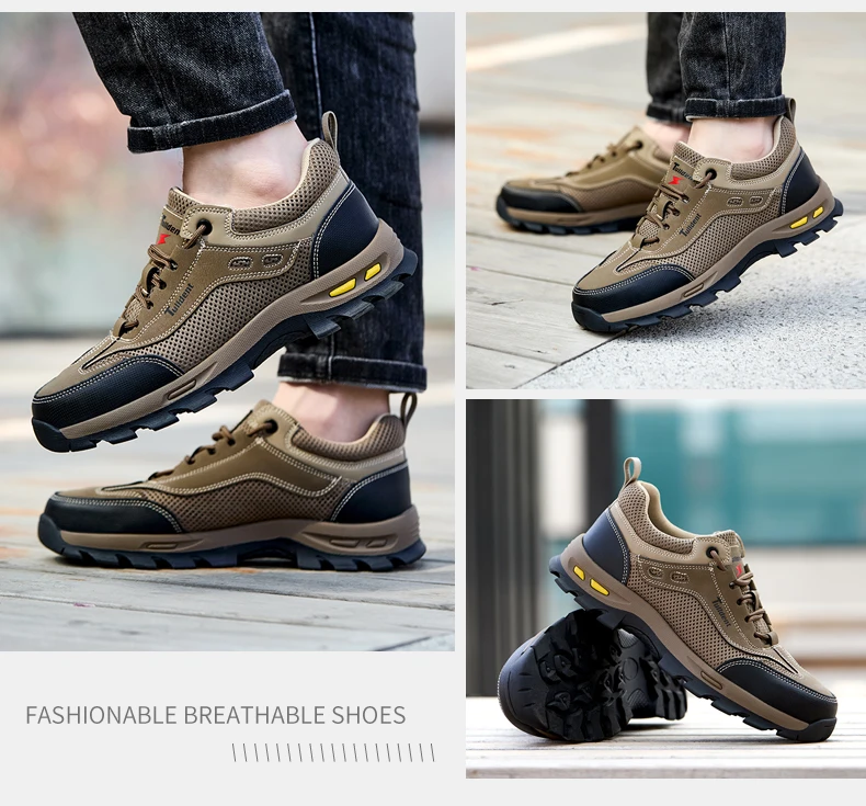 Neue Herrenschuhe Sommer-Arbeitsschutzschuhe, Herren-Antiperforations-Arbeitsschuhe, Schutzschuhe, Sicherheitsstiefel – Detail 15