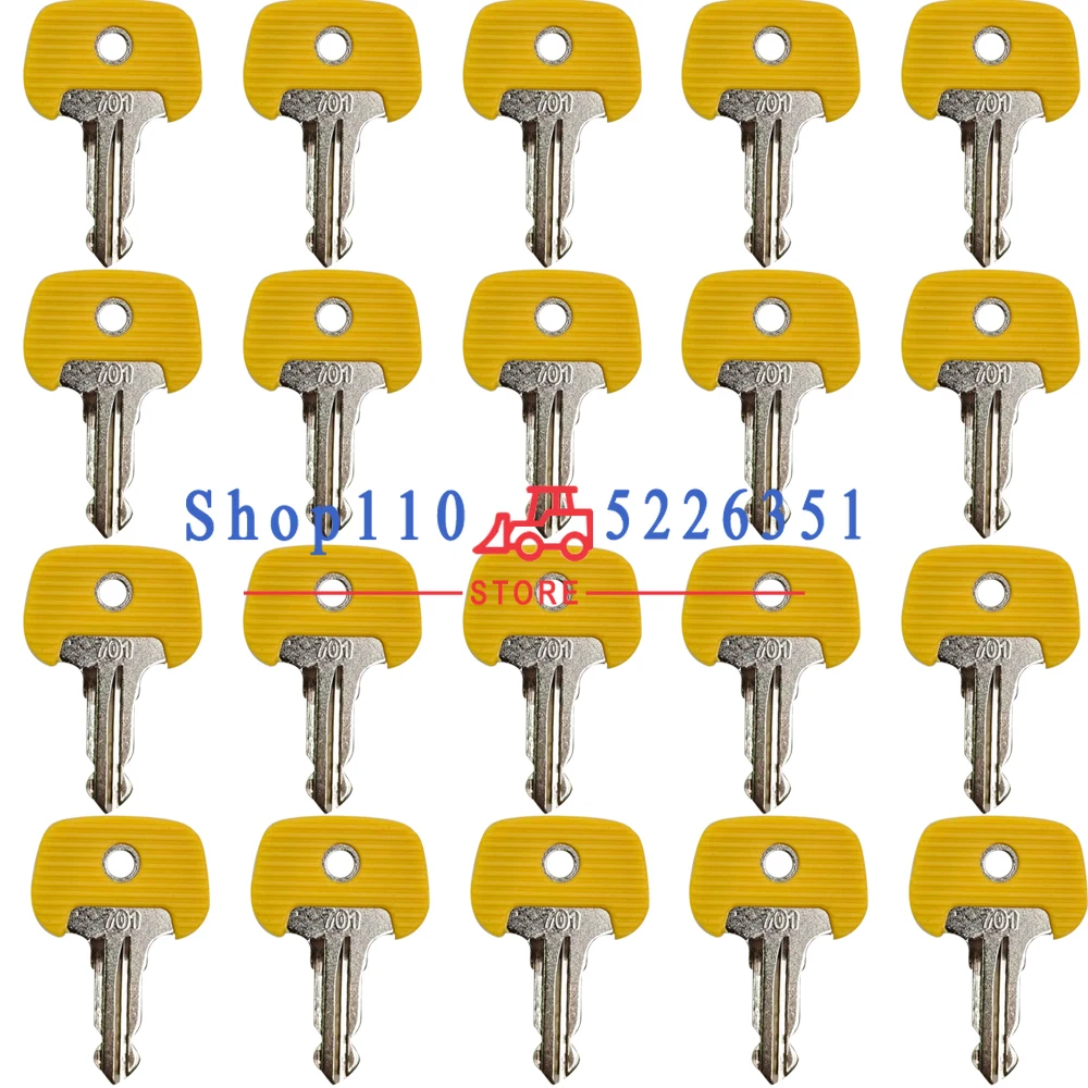 10 Pieces 701 Forklift Ignition Key for Jungheinrich Ant BT Subway Trucks 28520480