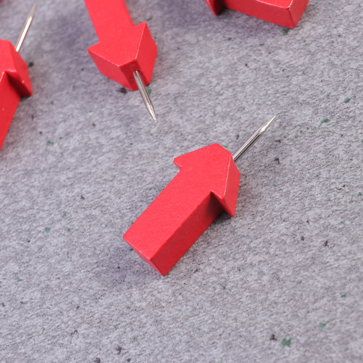 25pcs Wooden Metal Arrow Pushpins For Cork Board Bulletin Map Photo Poster Calendar Home Office School Diy Red