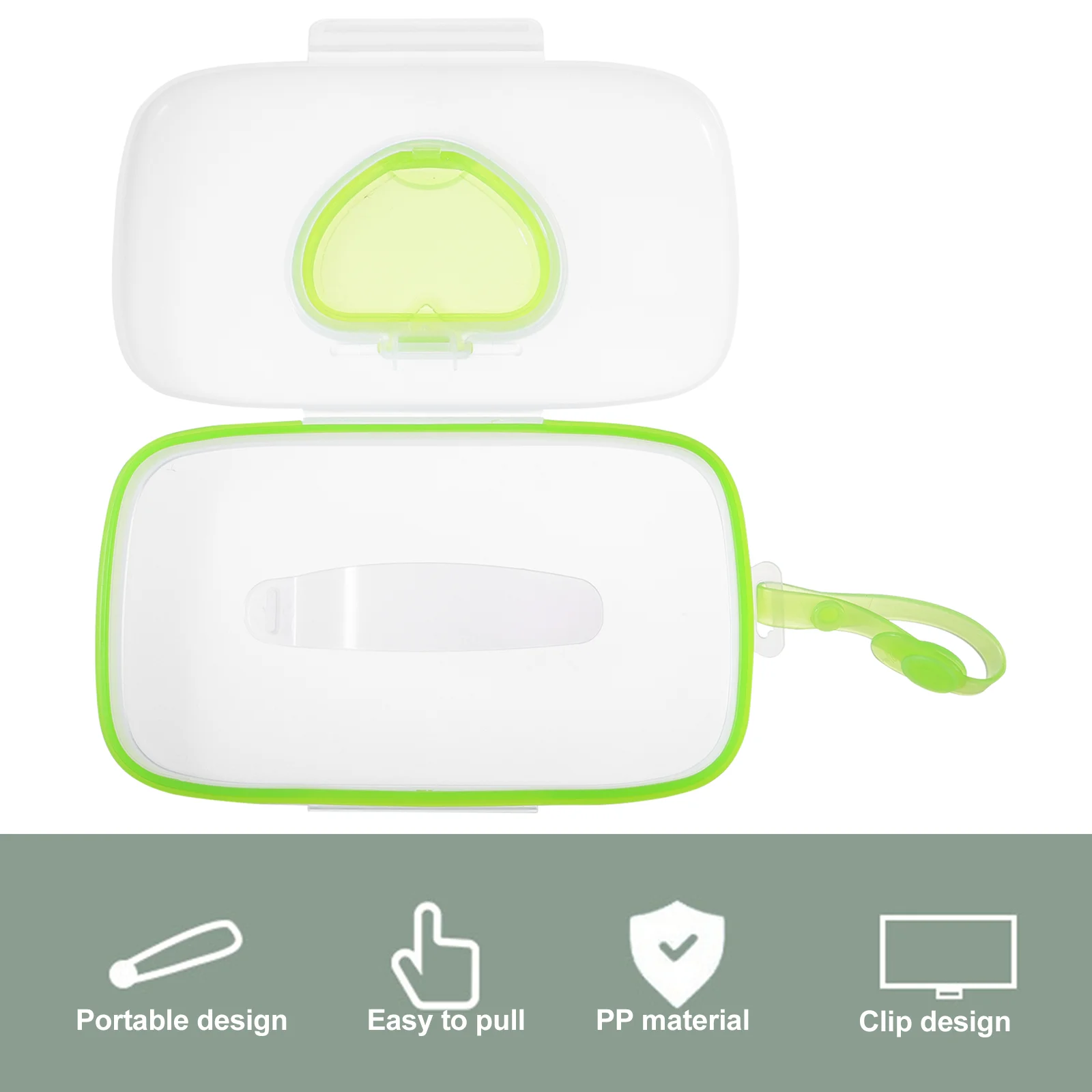 Love-Portable Pp plástico tecidos tecido caixa, caso ao ar livre dispensador, armazenamento do bebê, berço, recém-nascido