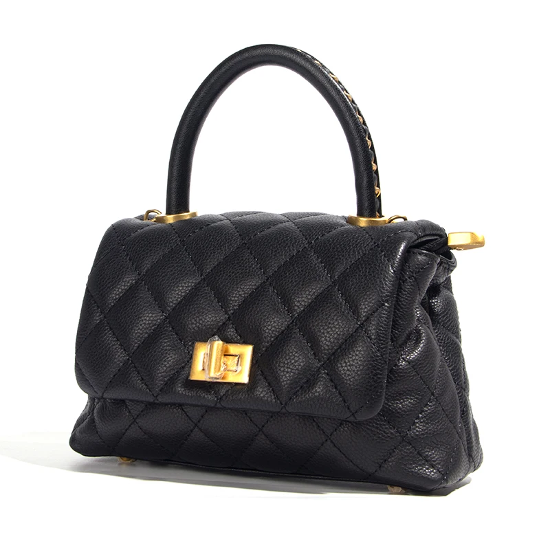 

A fashionable genuine leather ladies' handbag and crossbody bag is made of high-quality leather. It is simple, practical and has