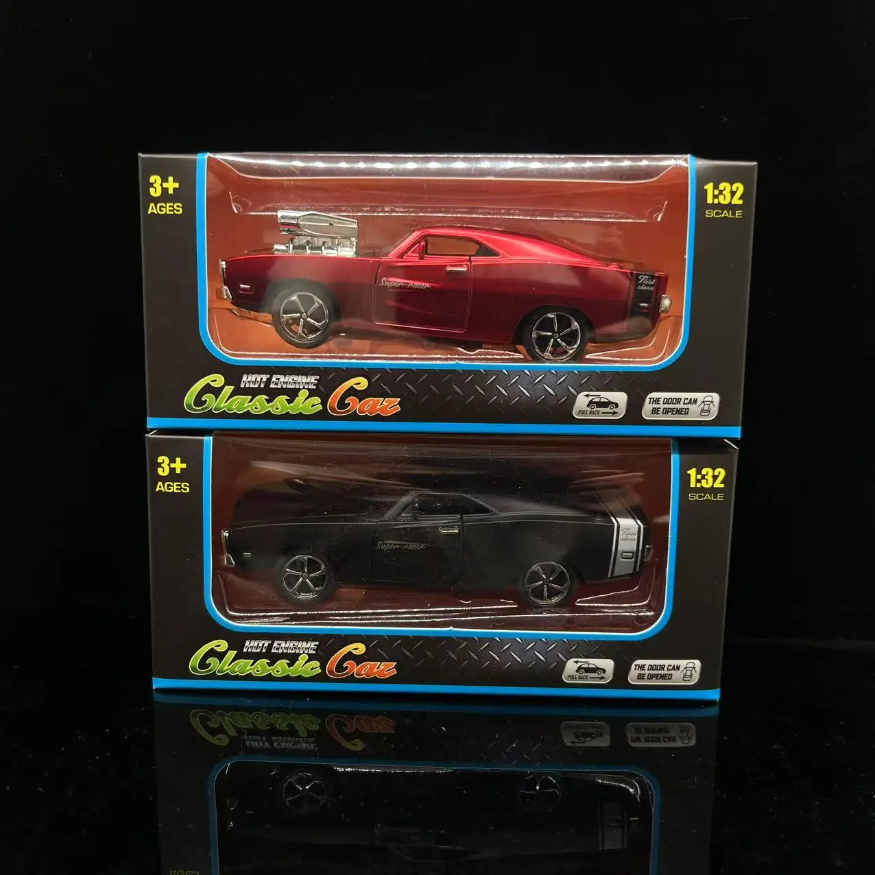 

1: 32 alloy American classical retro vintage car model simulation children's toy cake ornament